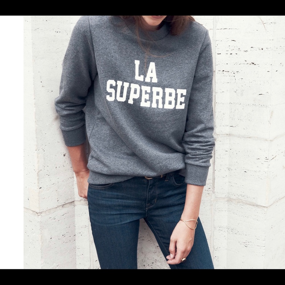 Madewell x Sezane || Le Superbe sweatshirt